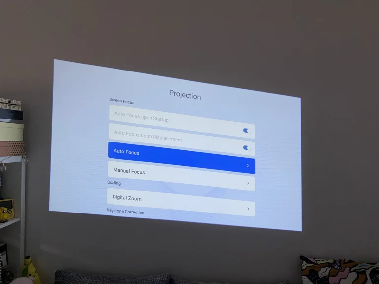 Test du projecteur Lenovo 100P 40