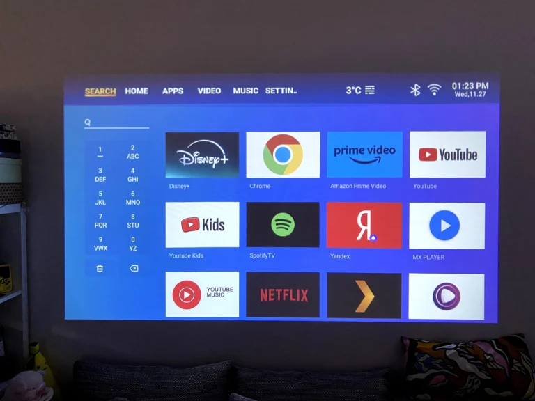 Test du projecteur Lenovo 100P 41