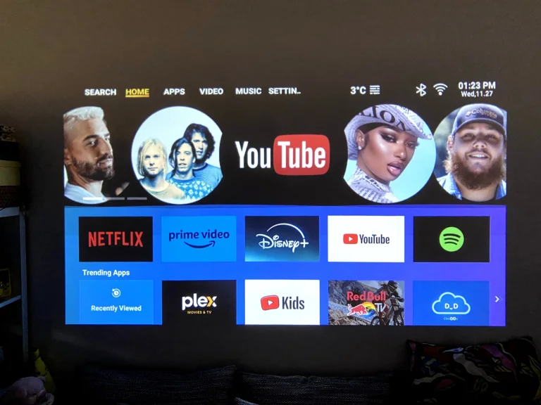 Test du projecteur Lenovo 100P 42