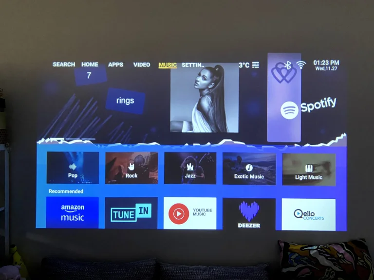 Test du projecteur Lenovo 100P 45