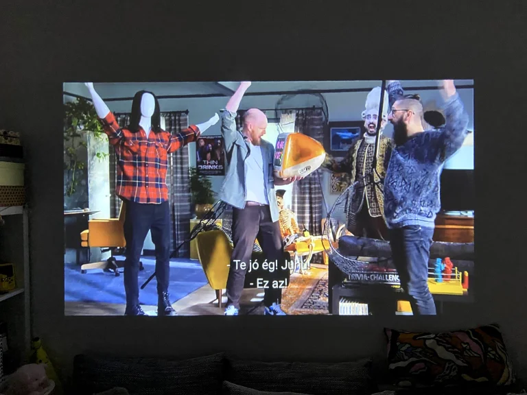 Test du projecteur Lenovo 100P 47
