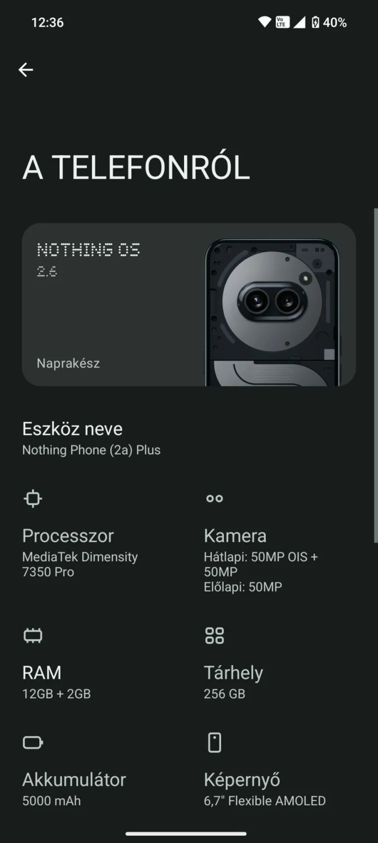 Nothing Phone (2a) Plus test smartphone 28