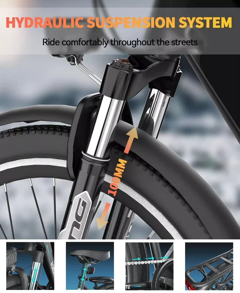 Test de vélo électrique Eskute Polluno Plus 10
