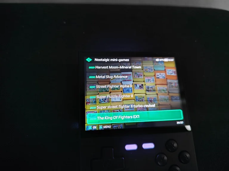 Test de la console de jeu rétro Trimui Brick 36