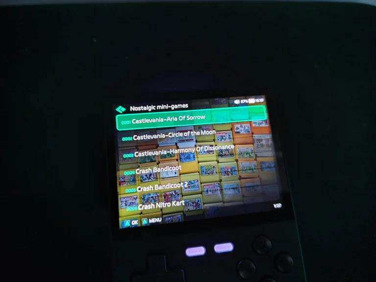 Test de la console de jeu rétro Trimui Brick 48