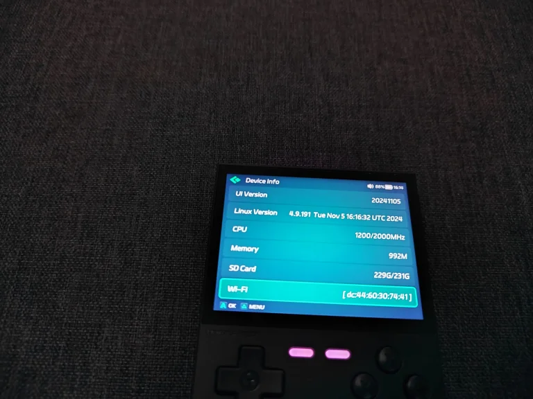 Test de la console de jeu rétro Trimui Brick 62