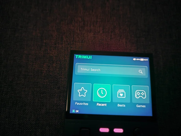 Test de la console de jeu rétro Trimui Brick 70
