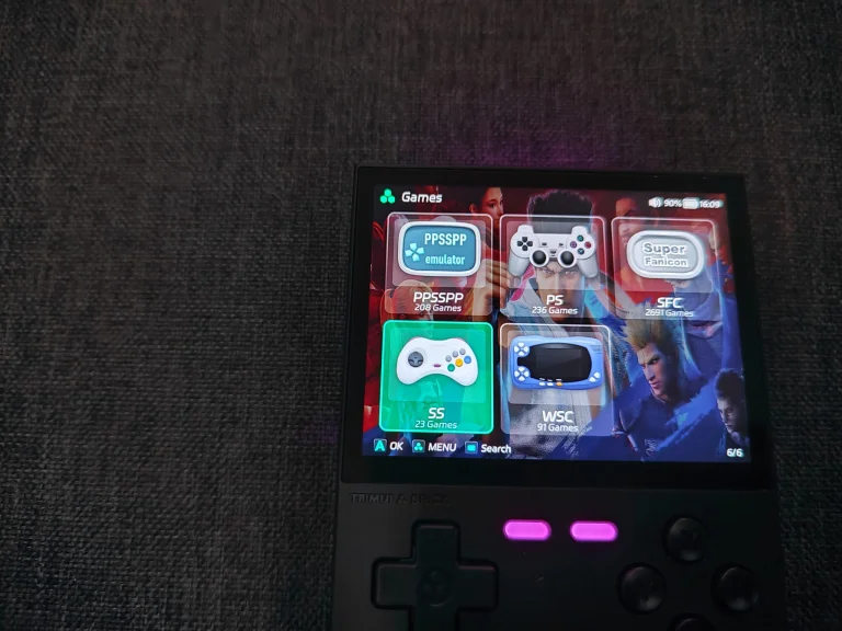 Test de la console de jeu rétro Trimui Brick 54