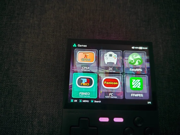 Test de la console de jeu rétro Trimui Brick 52