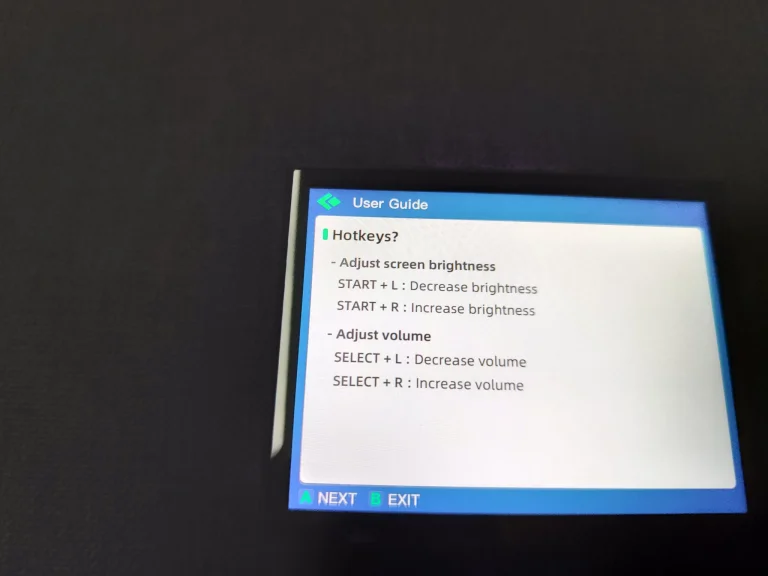 Test de la console de jeu rétro Trimui Brick 72