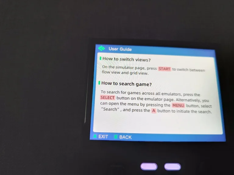 Test de la console de jeu rétro Trimui Brick 77