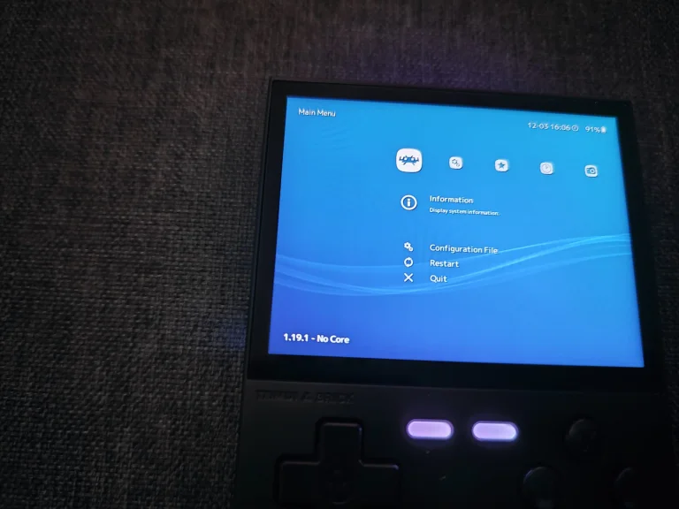 Test de la console de jeu rétro Trimui Brick 88