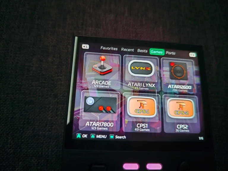 Test de la console de jeu rétro Trimui Brick 28