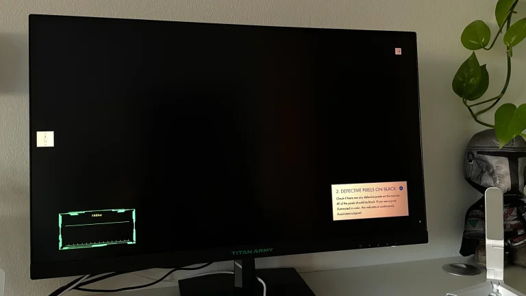 Prueba del monitor para juegos Titan Army P27GR 19