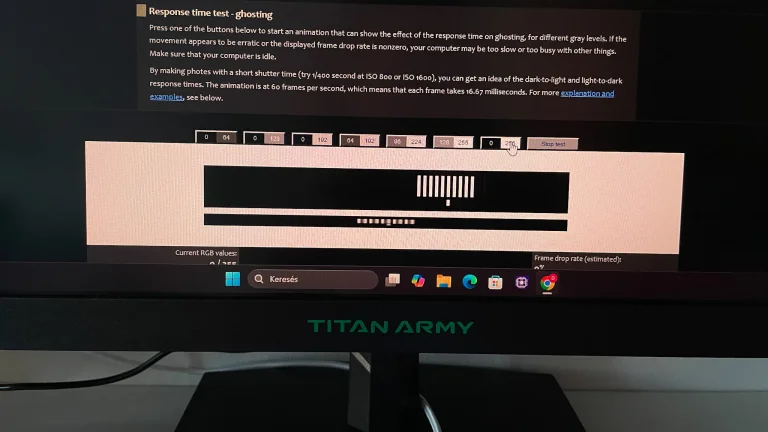 Prueba del monitor para juegos Titan Army P27GR 24