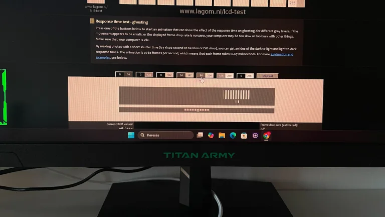 Prueba del monitor para juegos Titan Army P27GR 23