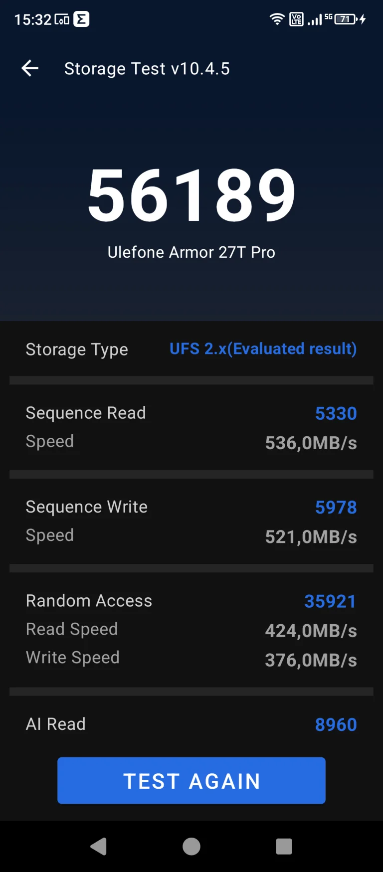 Test du téléphone robuste Ulefone Armor 27T Pro 26