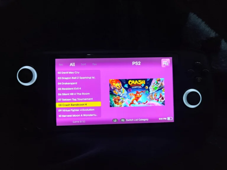 ANBERNIC RG556 handheld game console test 52