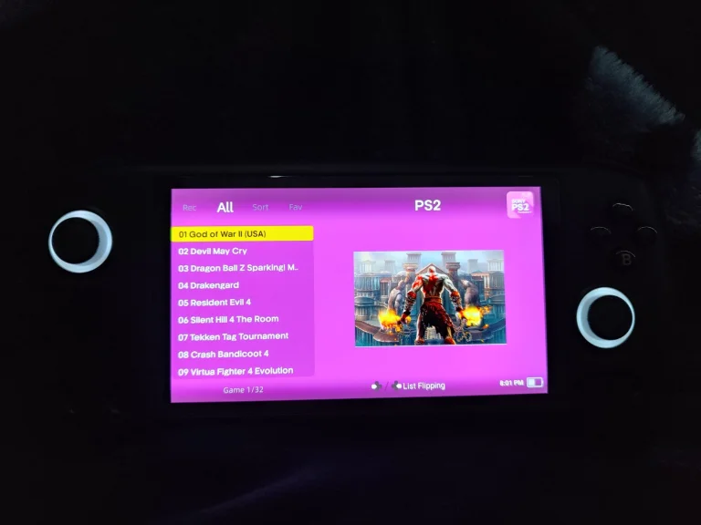 ANBERNIC RG556 handheld game console test 55