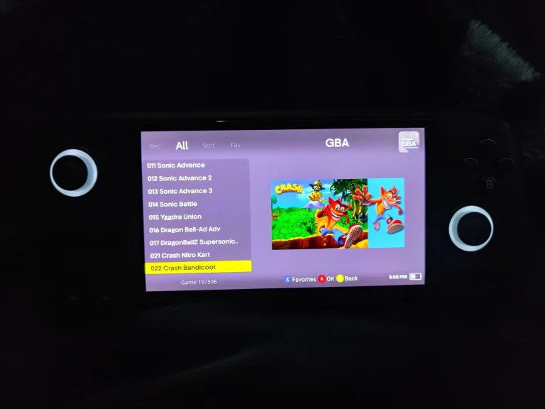 ANBERNIC RG556 handheld game console test 56