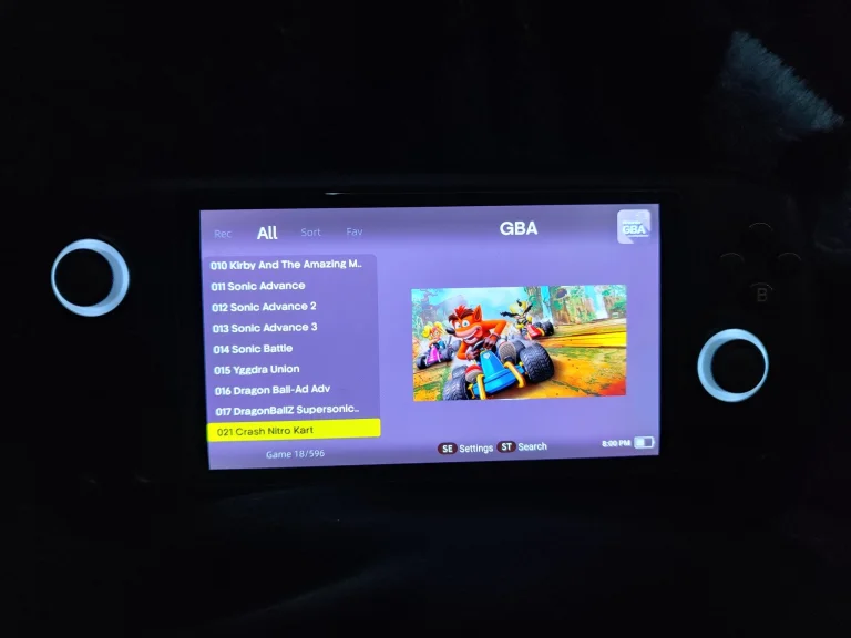 ANBERNIC RG556 handheld game console test 57