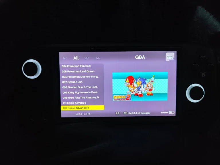 ANBERNIC RG556 handheld game console test 58