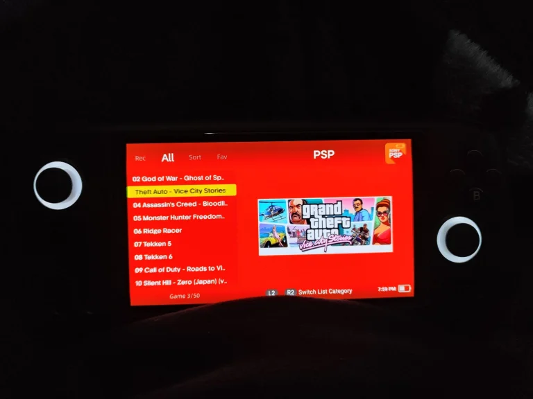 ANBERNIC RG556 handheld game console test 34