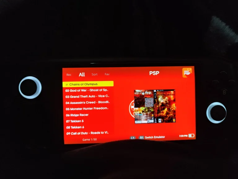 ANBERNIC RG556 handheld game console test 35