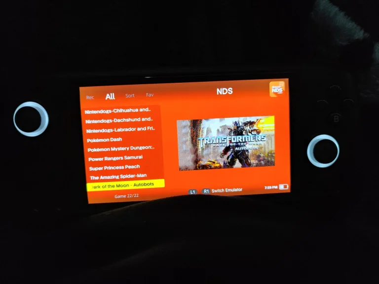 ANBERNIC RG556 handheld game console test 36