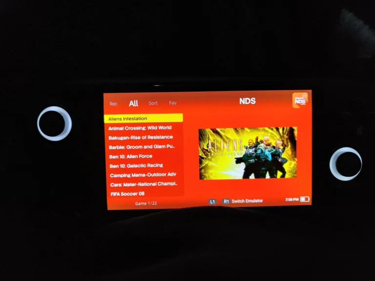 ANBERNIC RG556 handheld game console test 40