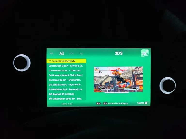 ANBERNIC RG556 handheld game console test 43