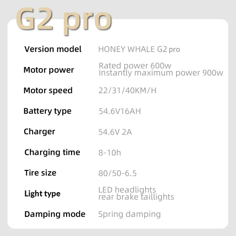 Honey Whale G2 Pro electric scooter test 29