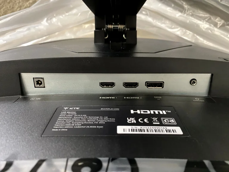 Prueba 27 del monitor para juegos KTC H25S7E