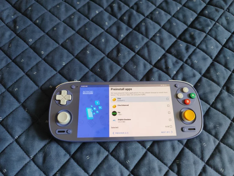 Test de la console de jeu Retroid Pocket 5 51