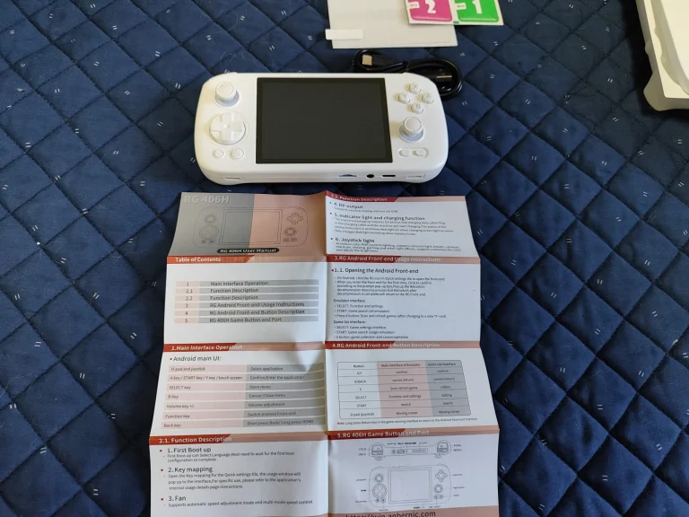 ANBERNIC RG 406H handheld game console test 5