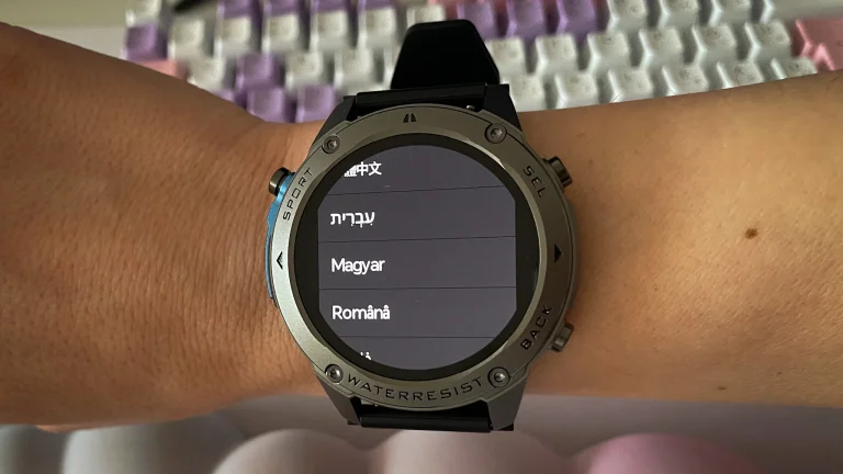 Test de la montre connectée BlitzWolf Voyager1 36