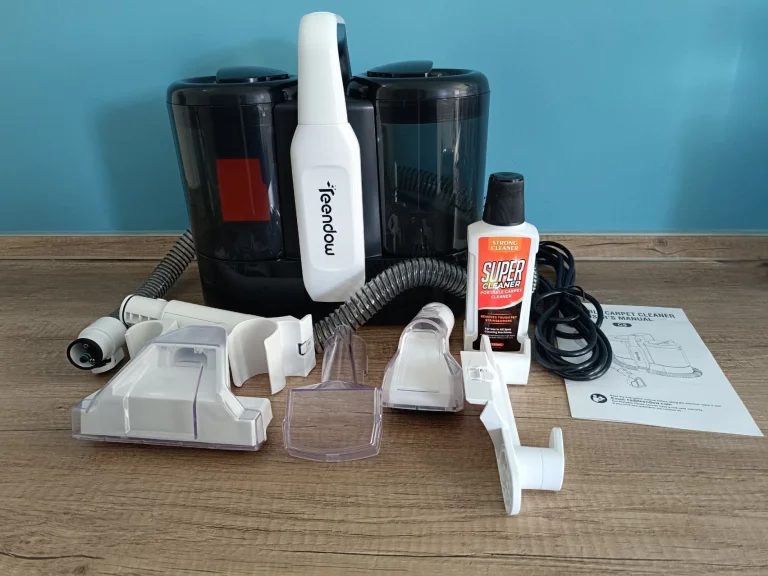 Prueba 5 del limpiador de tapicería Teendow C3