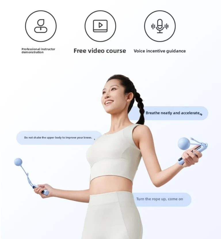 You can do cardio smartly with the Xiaomi Mijia jump rope 4