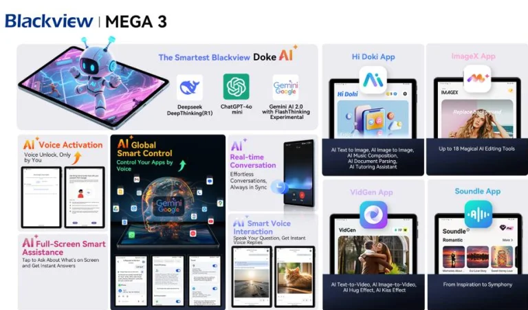 The new Blackview MEGA 3 tablet beats the competition 9
