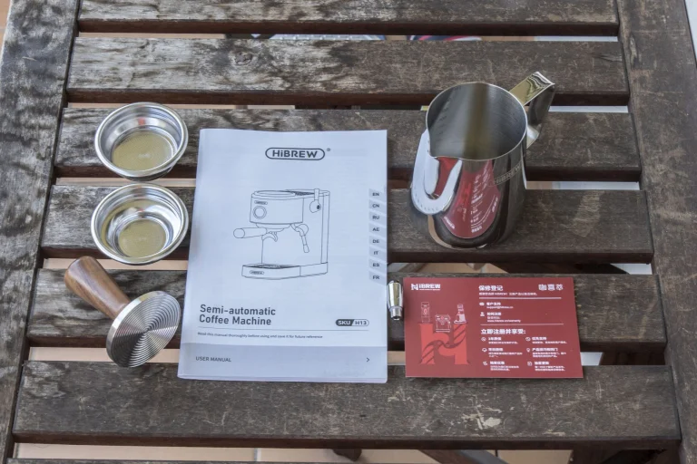 Hibrew H13 Dual Boiler coffee maker test 3