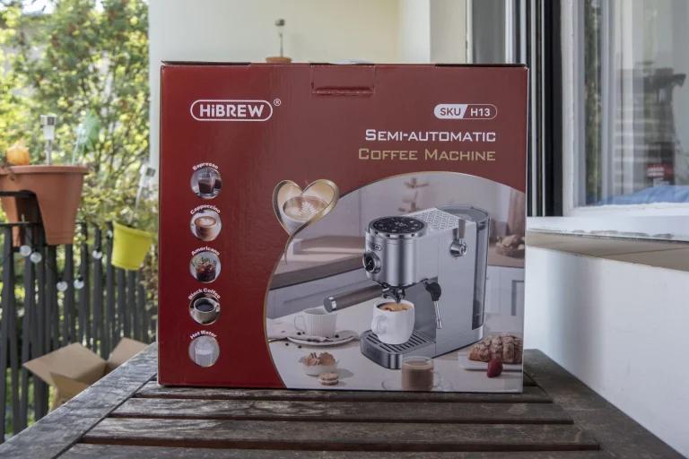 Hibrew H13 Dual Boiler coffee maker test 2
