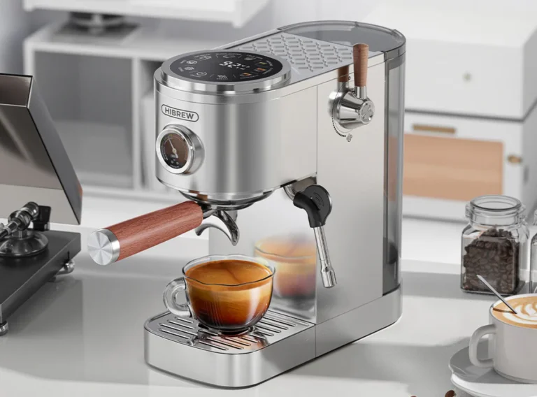 Hibrew H13 Dual Boiler coffee maker test 25